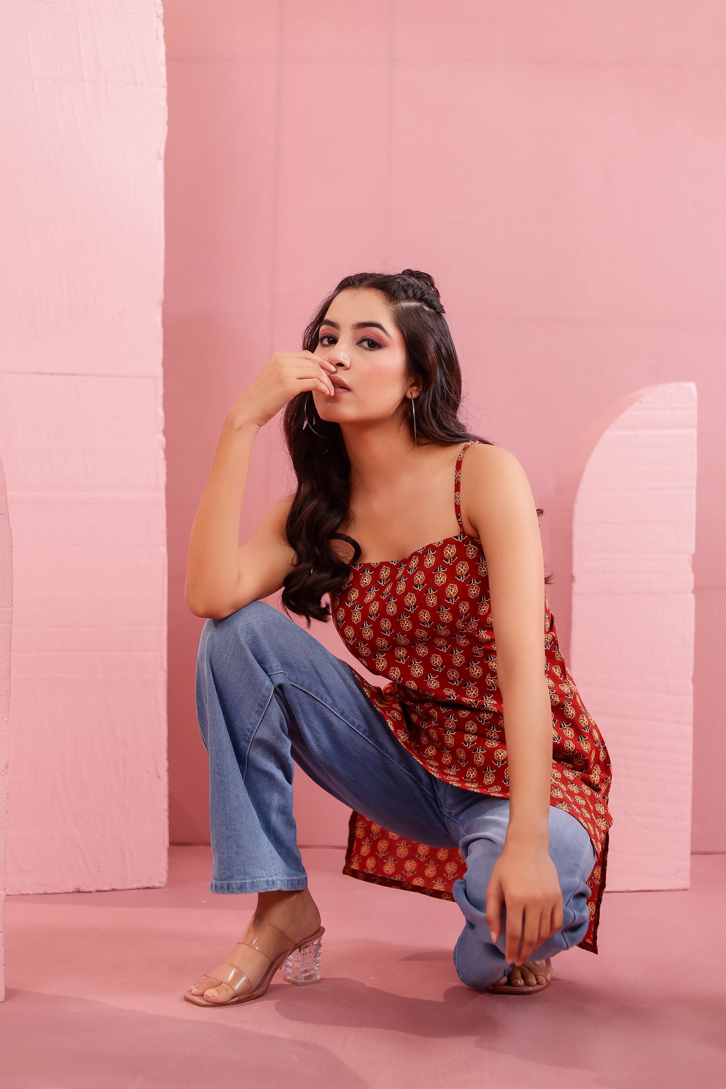 Saanjh Straight Cut Noodle Kurti