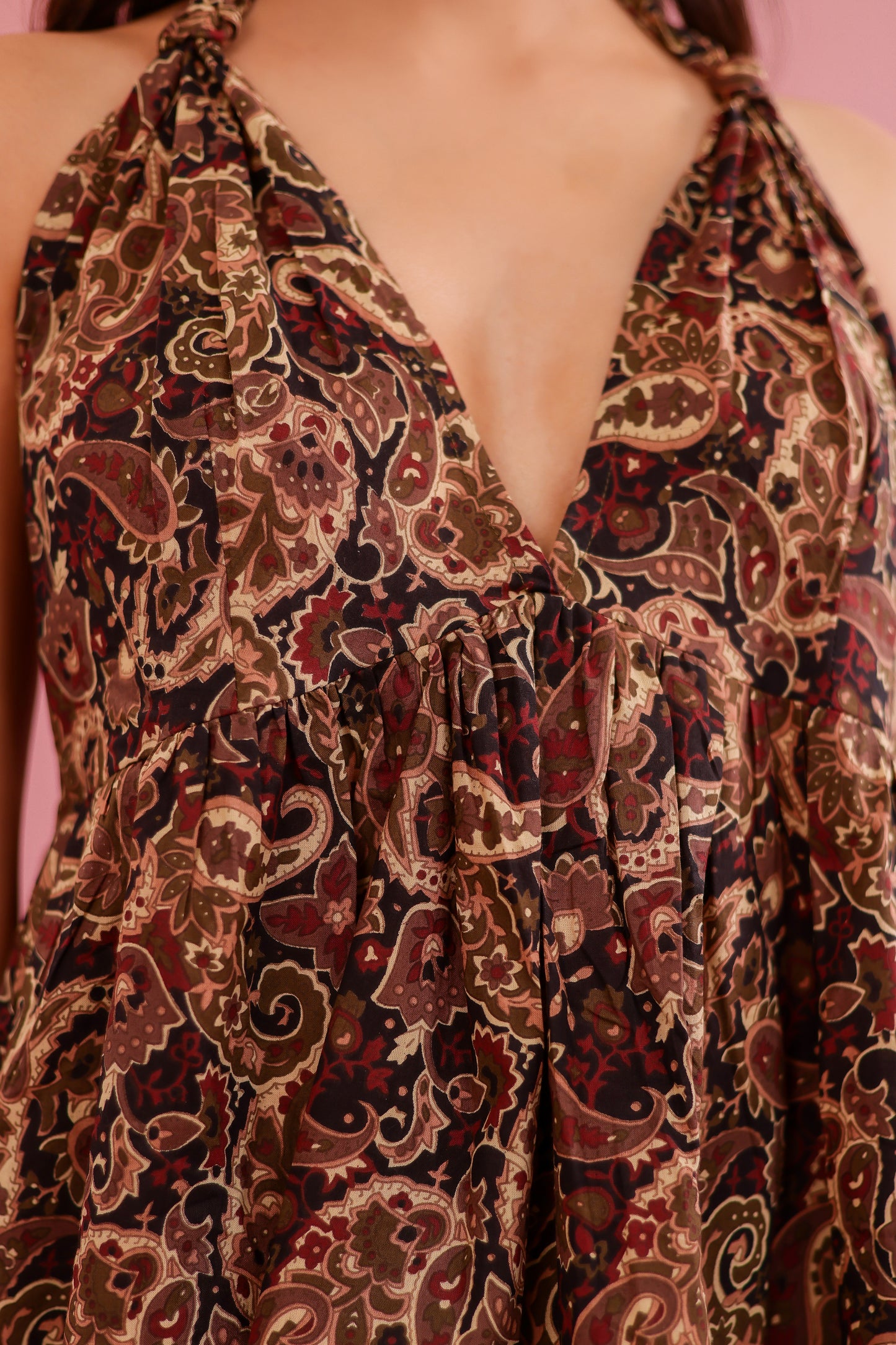 Indie Bloom Halter Top