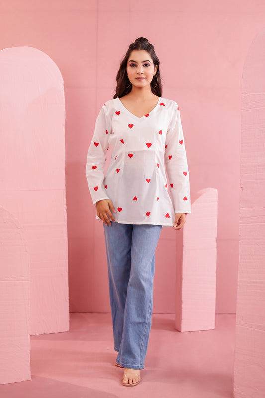 Lovebomb V-Neck Tunic